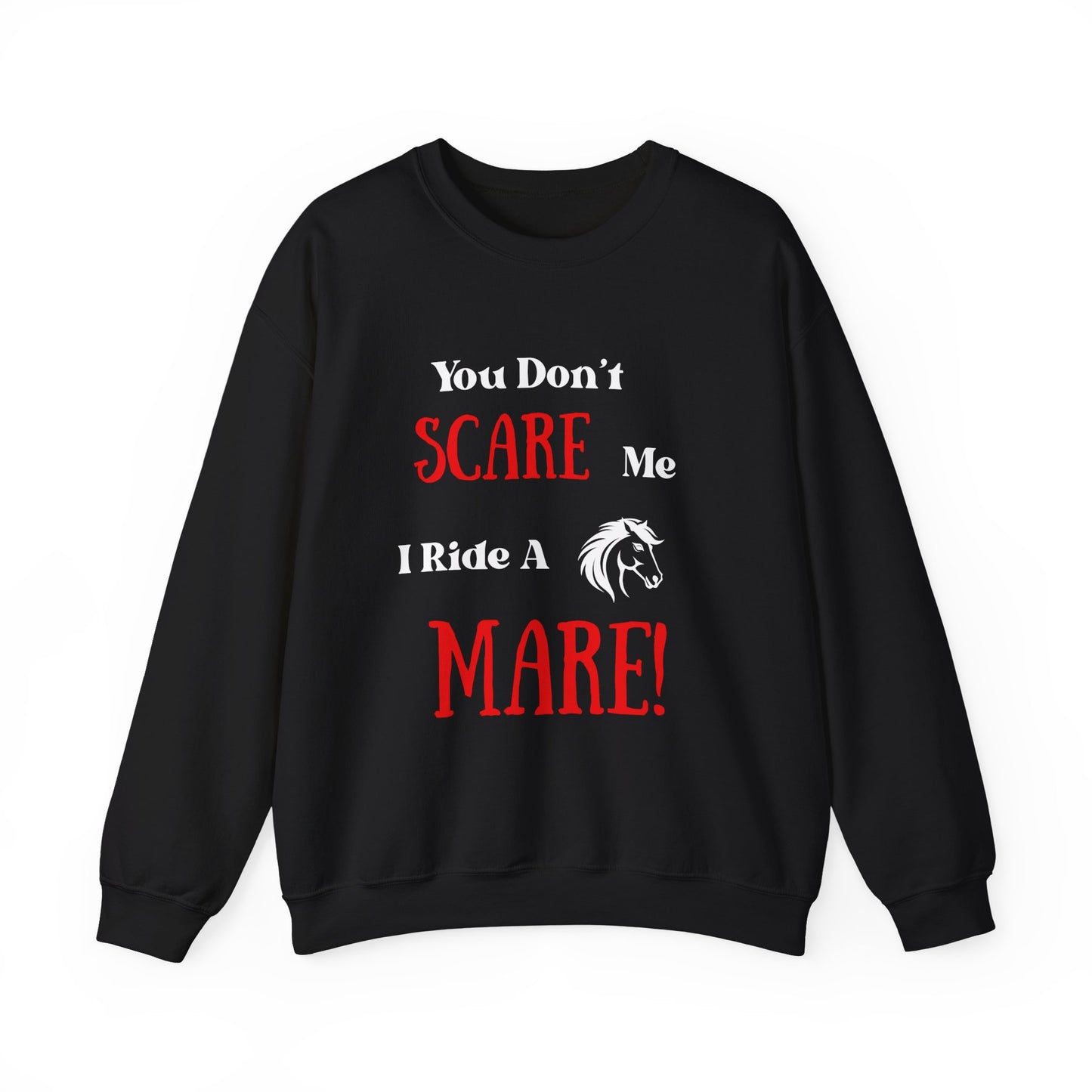 Ride a Mare Horse Crewneck Sweatshirt