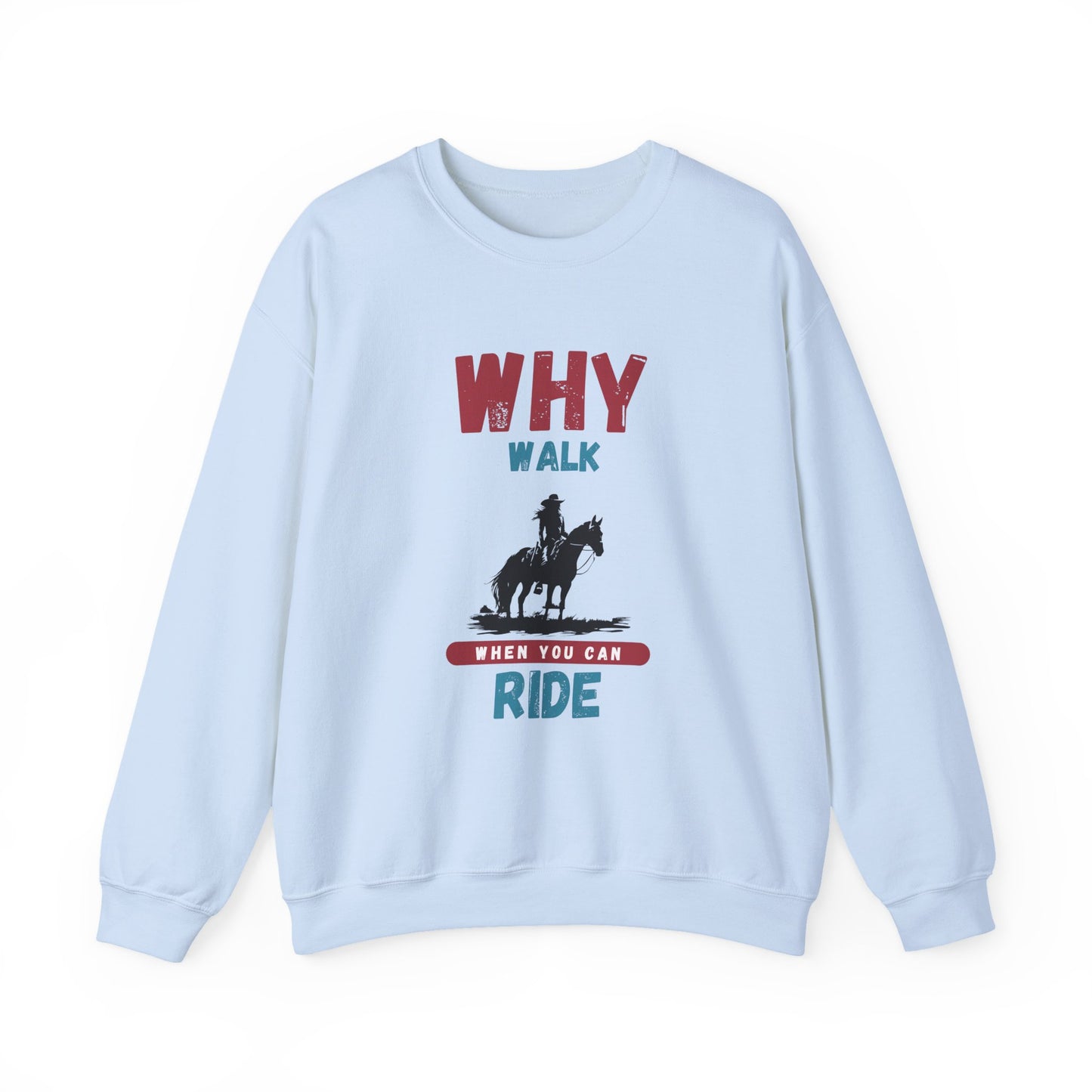 Why Walk Horse Crewneck Sweatshirt