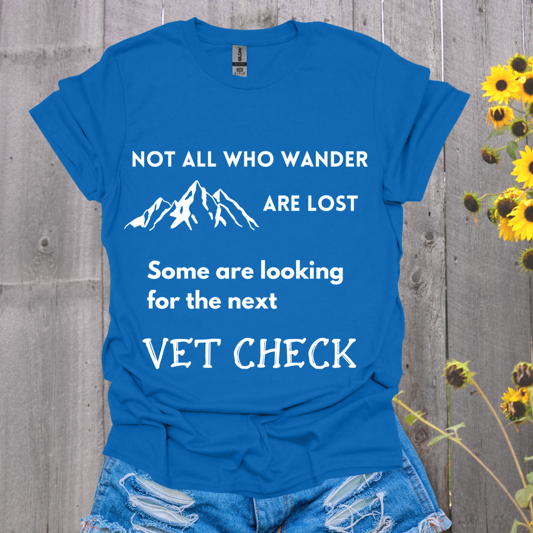 Not All Who Wander Are Lost Endurance Rider Softstyle T-Shirt