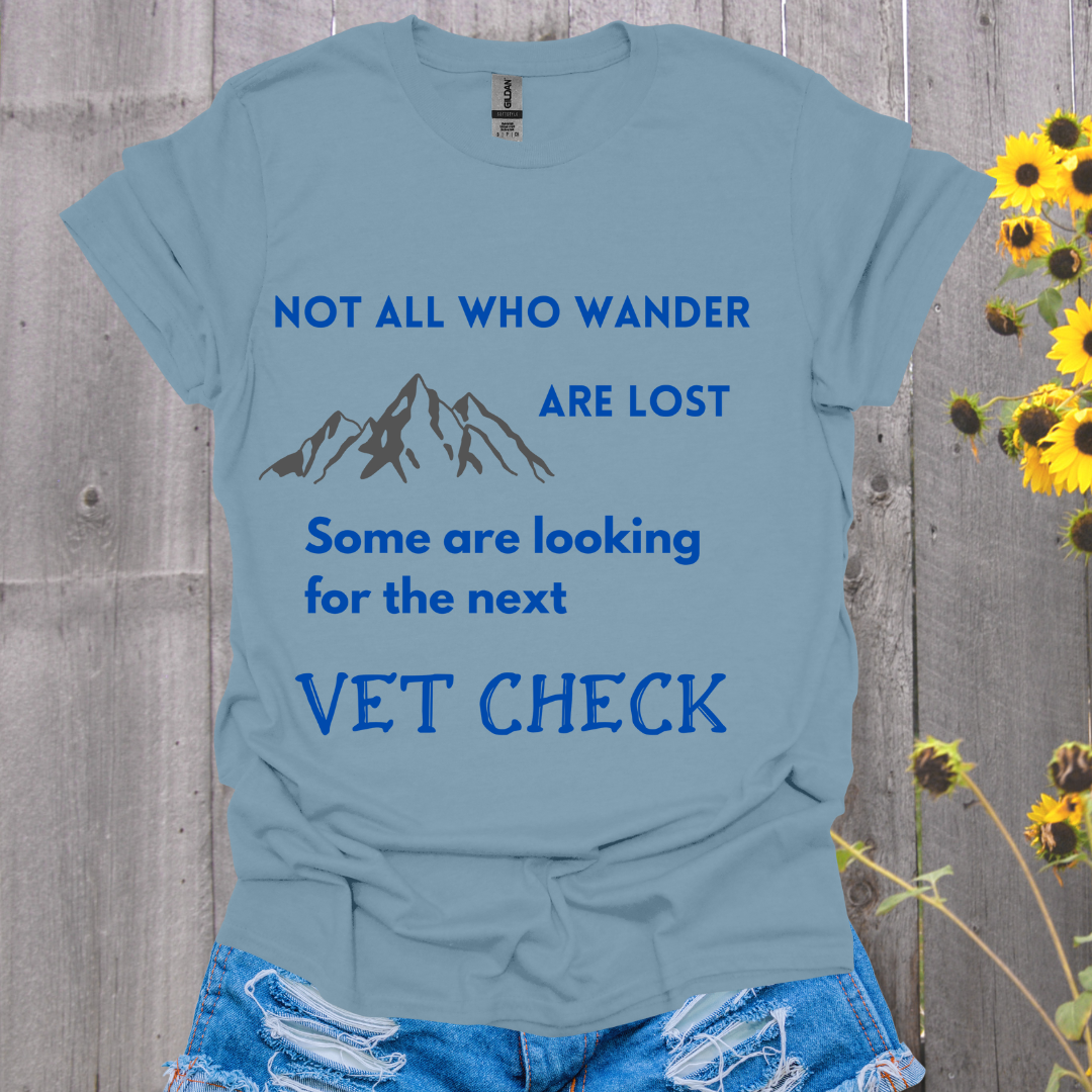 Not All Who Wander Are Lost Endurance Rider Softstyle T-Shirt