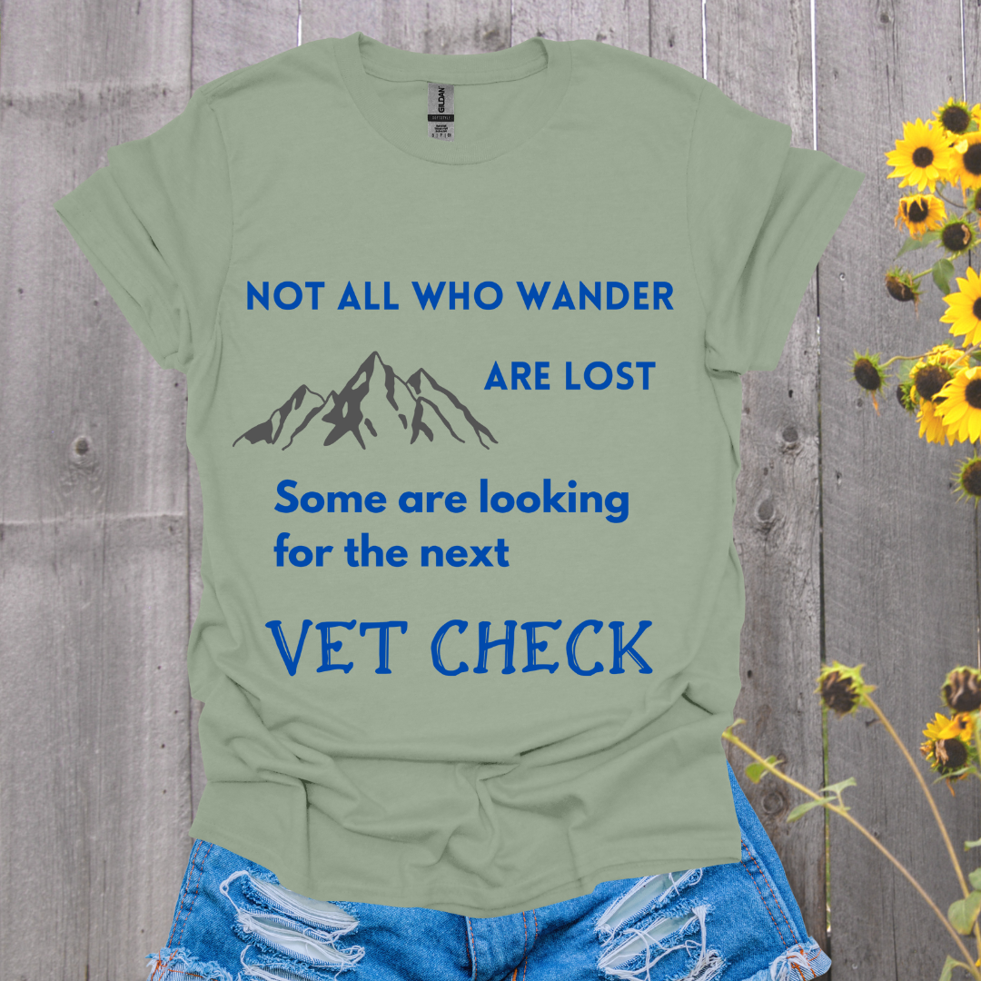 Not All Who Wander Are Lost Endurance Rider Softstyle T-Shirt