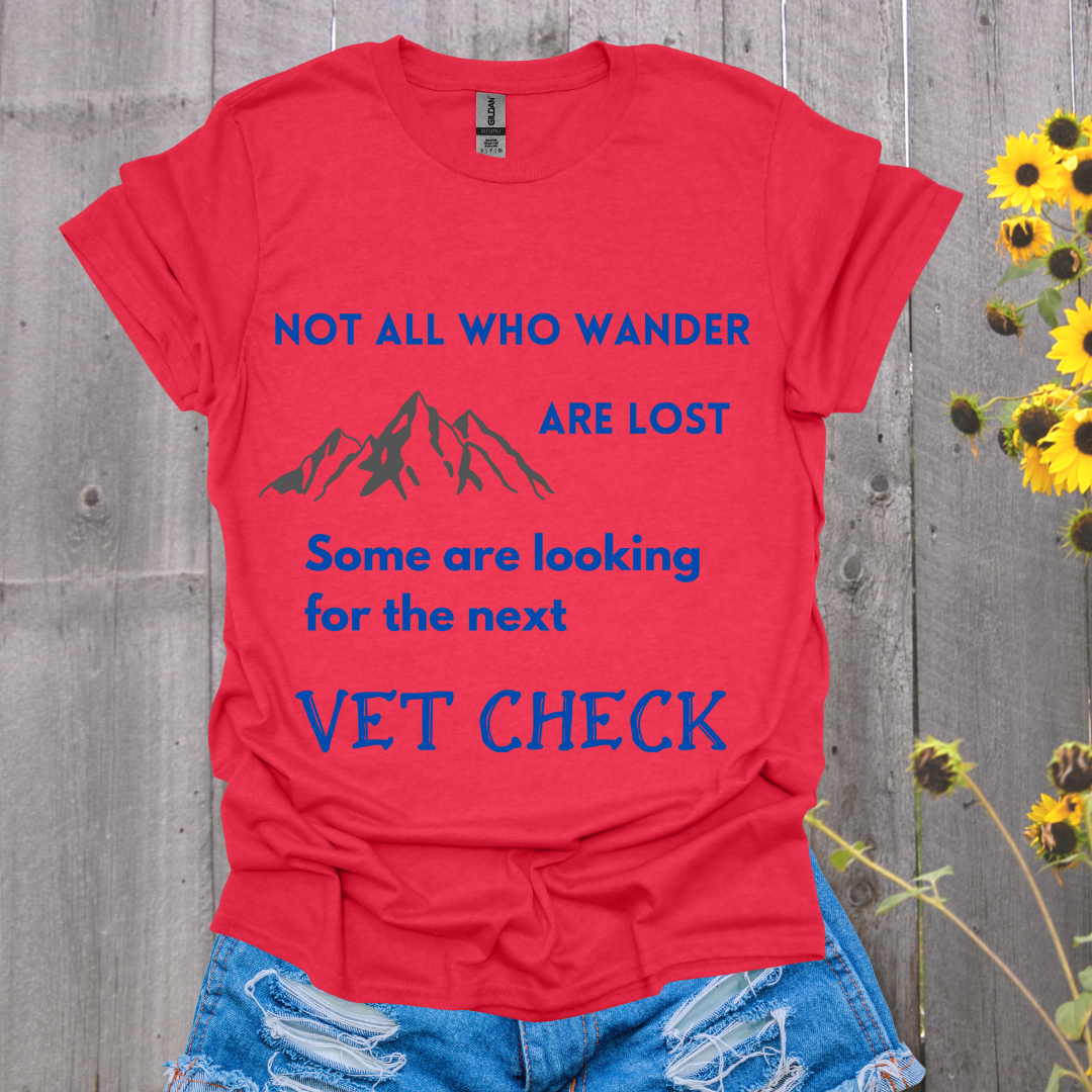 Not All Who Wander Are Lost Endurance Rider Softstyle T-Shirt