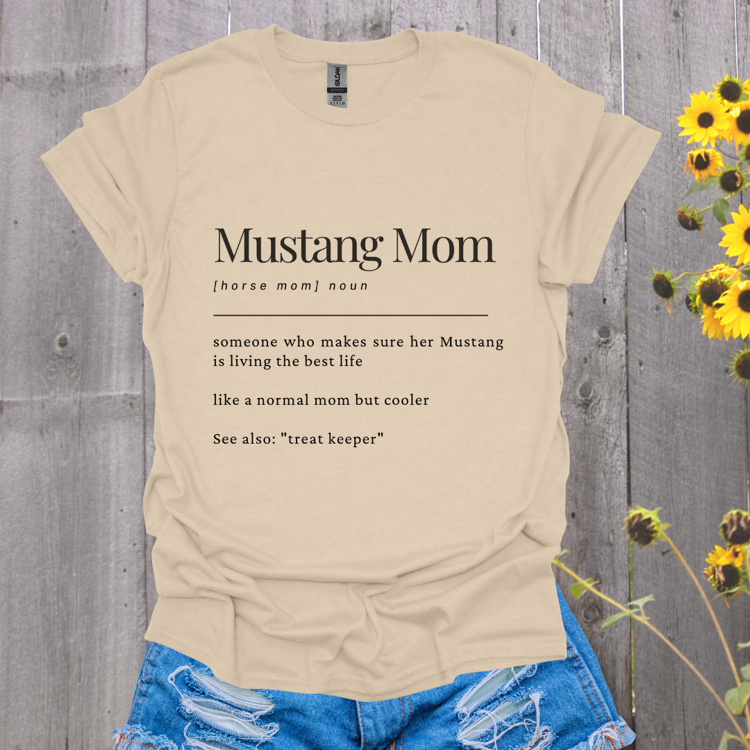 Mustang Mom Horse T-shirt