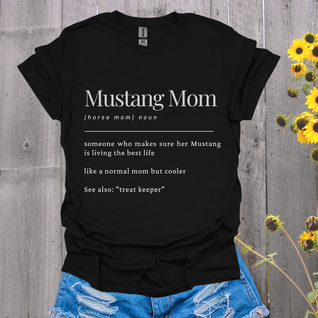 Mustang Mom Horse T-shirt