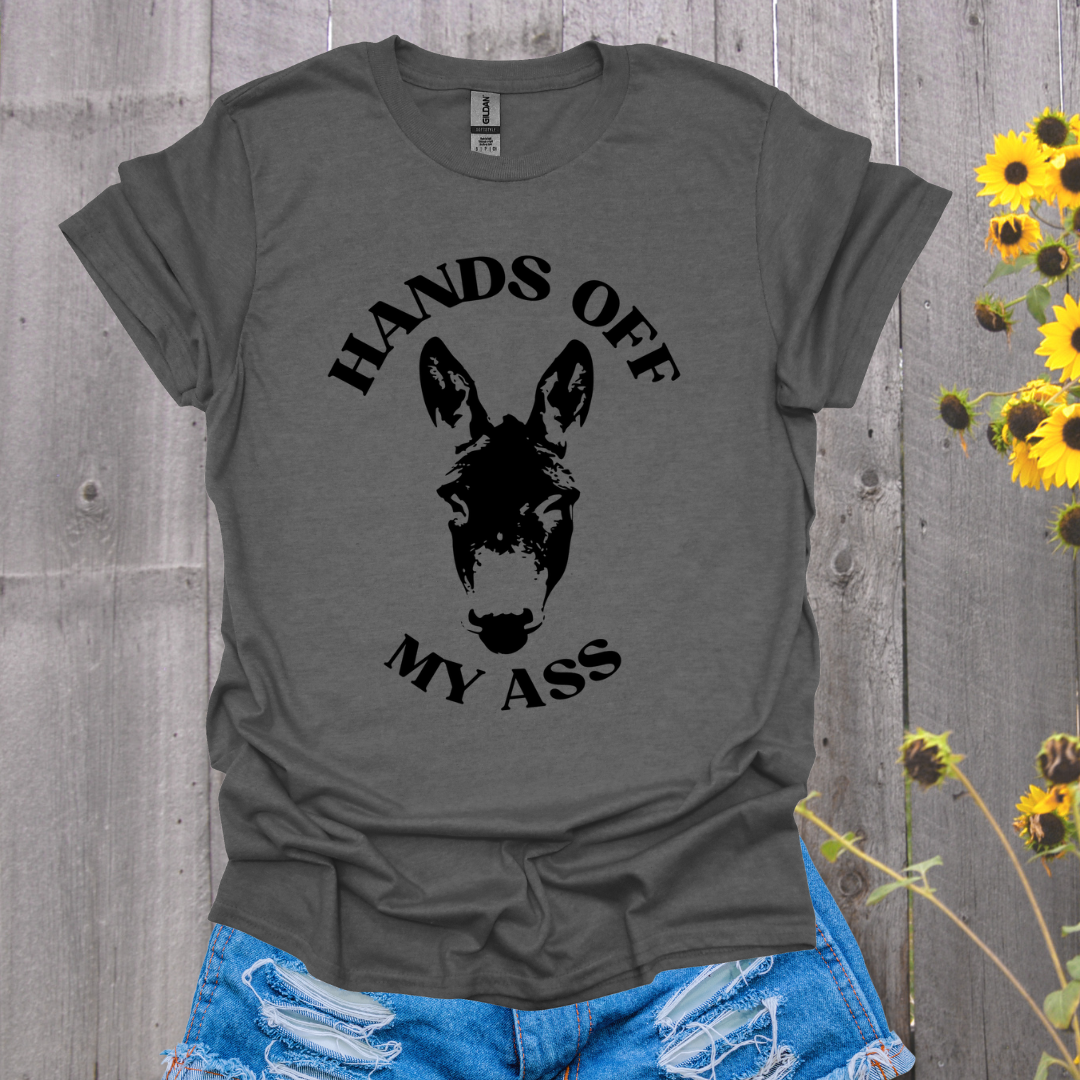 Hands Off Donkey T-shirt