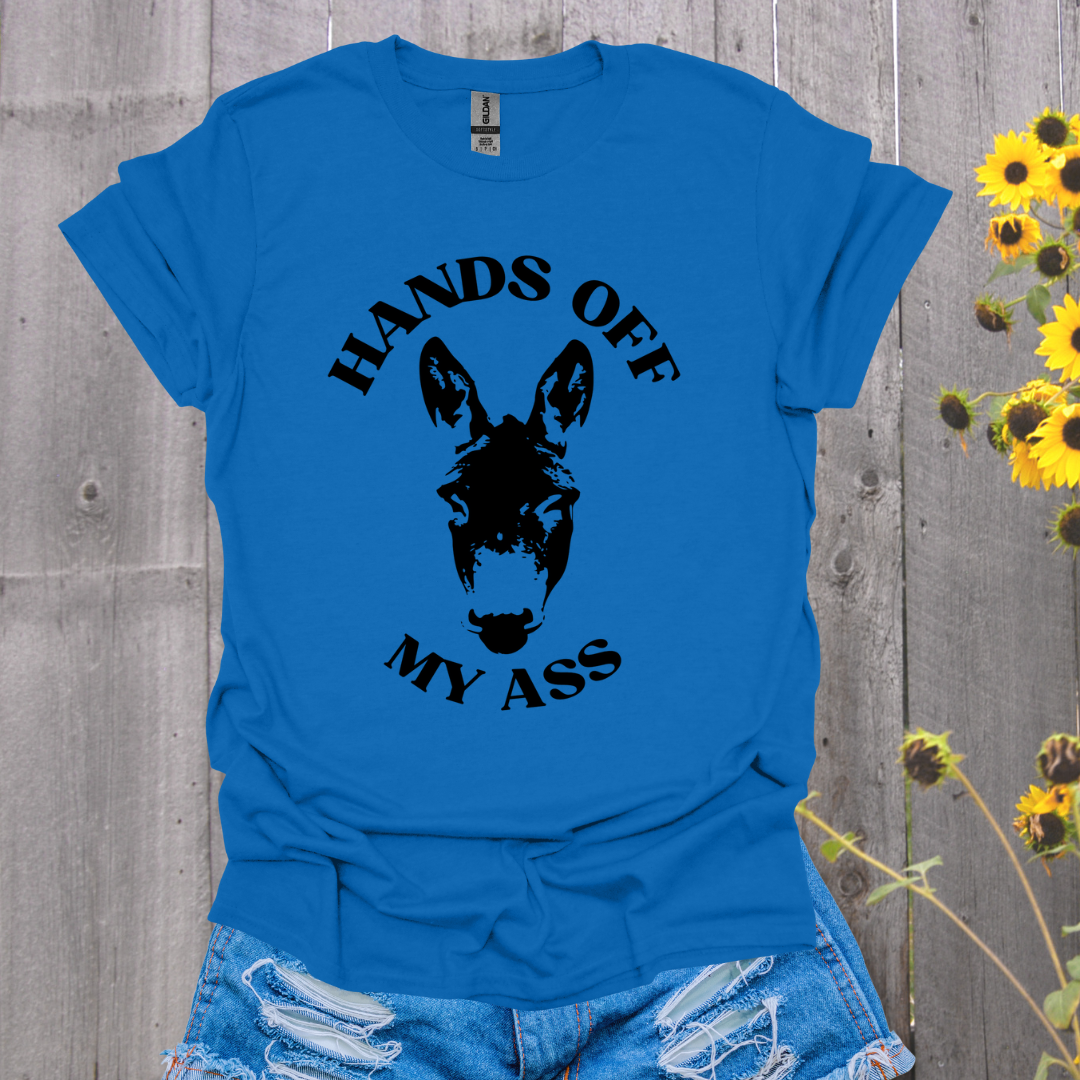Hands Off Donkey T-shirt