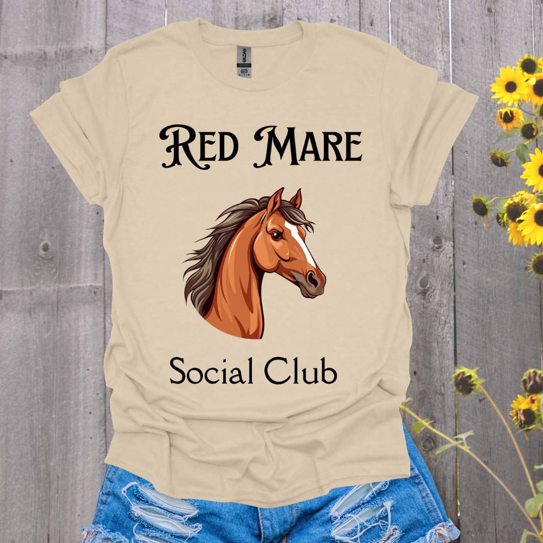 Red Mare Social Club Horse T-Shirt