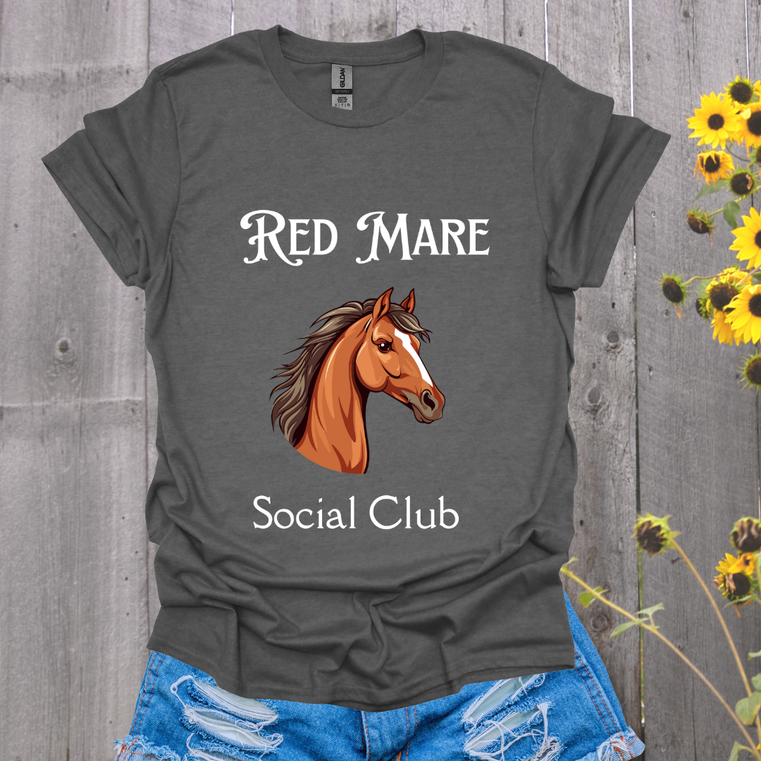 Red Mare Social Club Horse T-Shirt