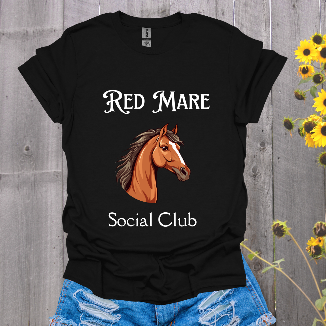 Red Mare Social Club Horse T-Shirt