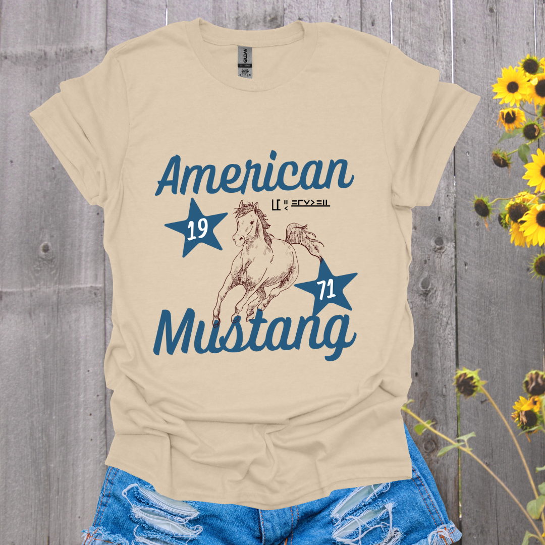 American Mustang Horse T-Shirt