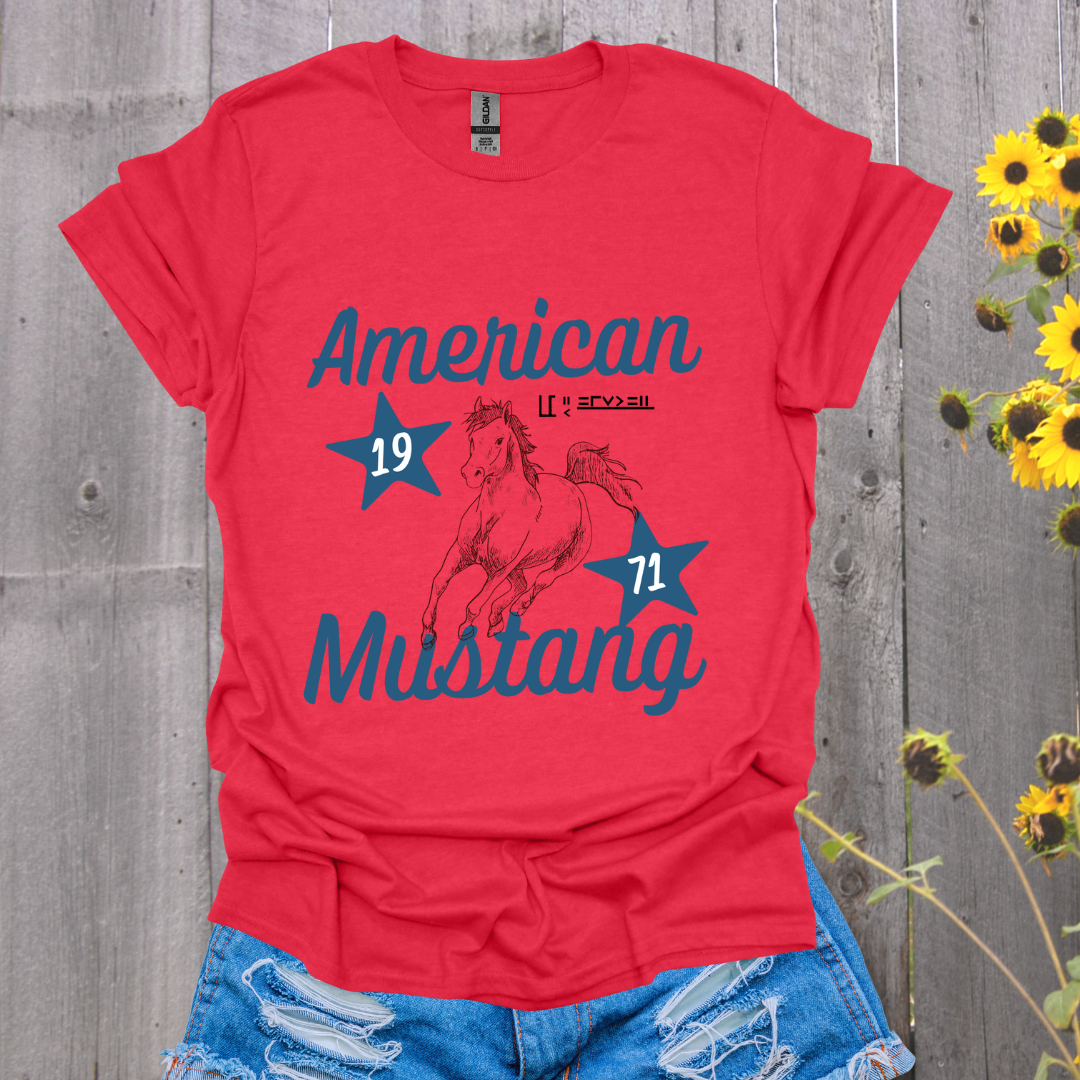 American Mustang Horse T-Shirt