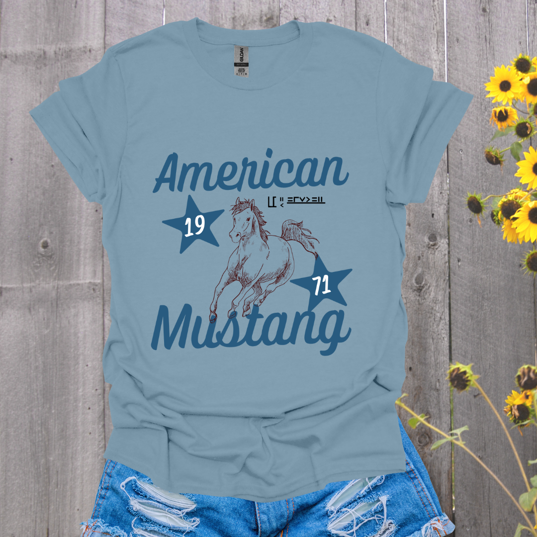 American Mustang Horse T-Shirt