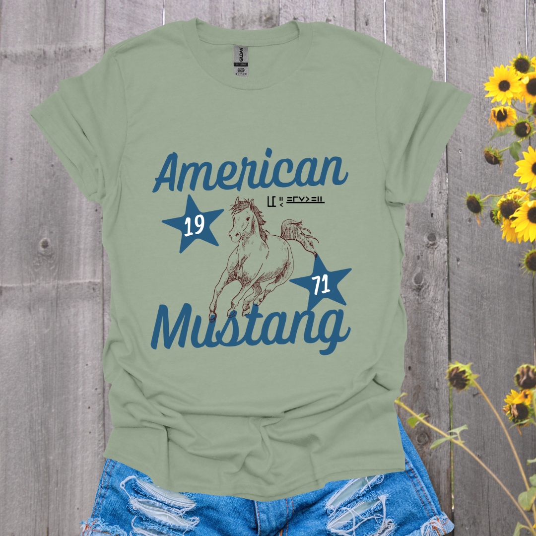 American Mustang Horse T-Shirt