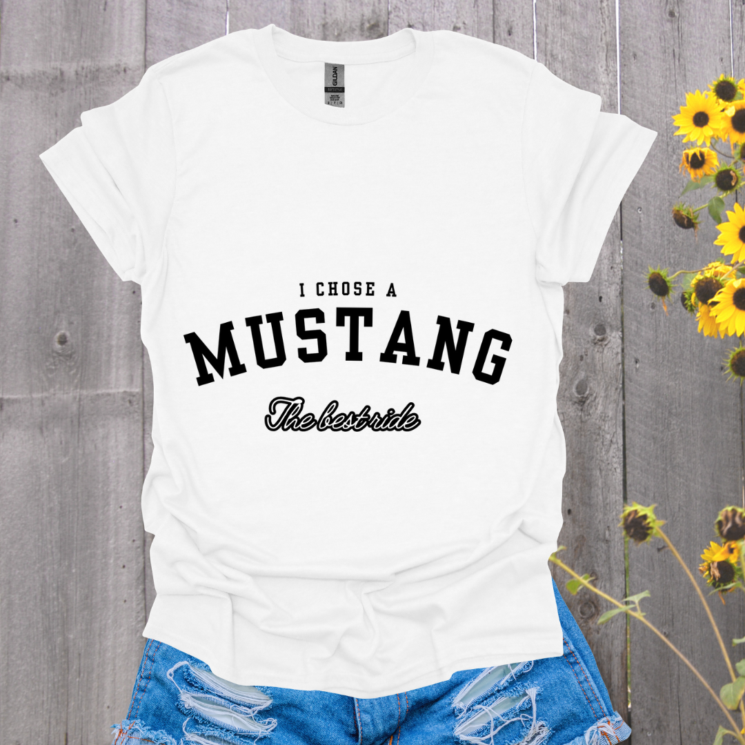 The Best Ride Mustang Horse T-Shirt