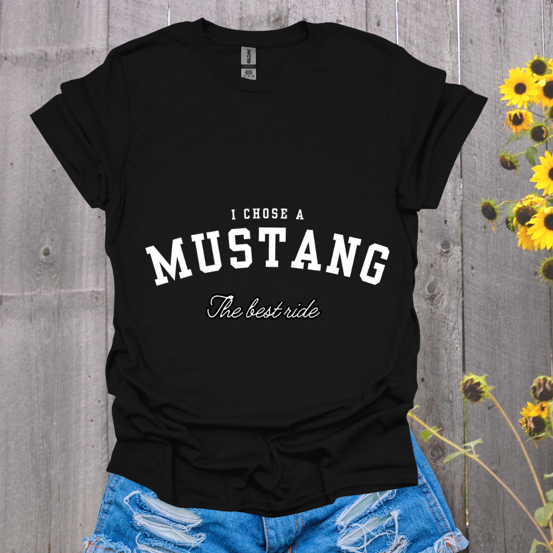 The Best Ride Mustang Horse T-Shirt