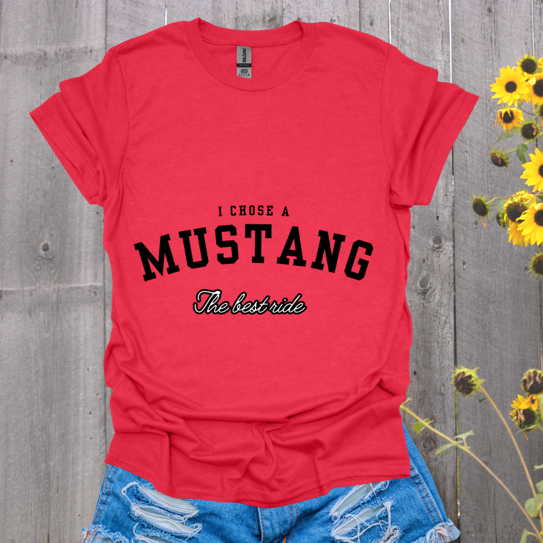 The Best Ride Mustang Horse T-Shirt
