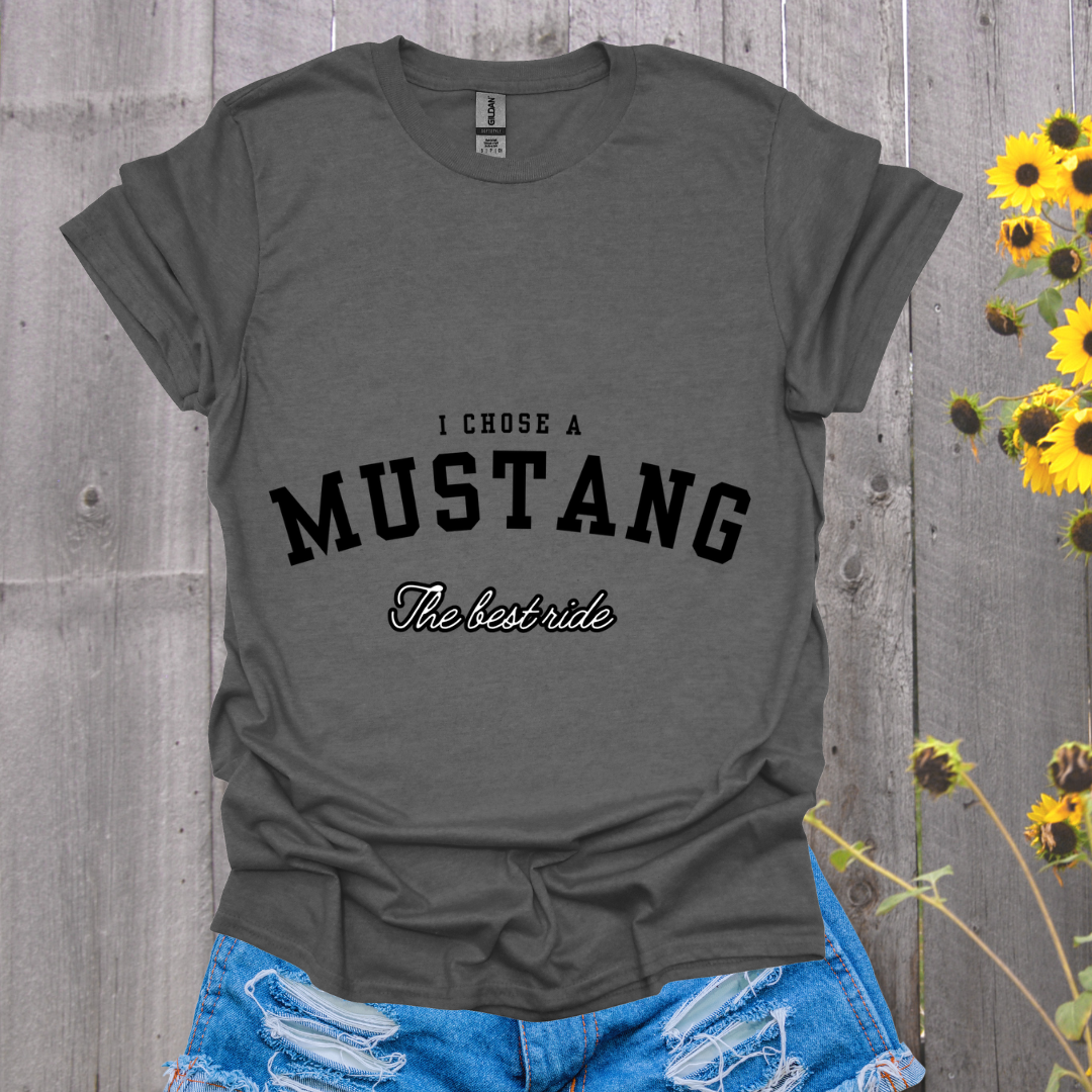 The Best Ride Mustang Horse T-Shirt