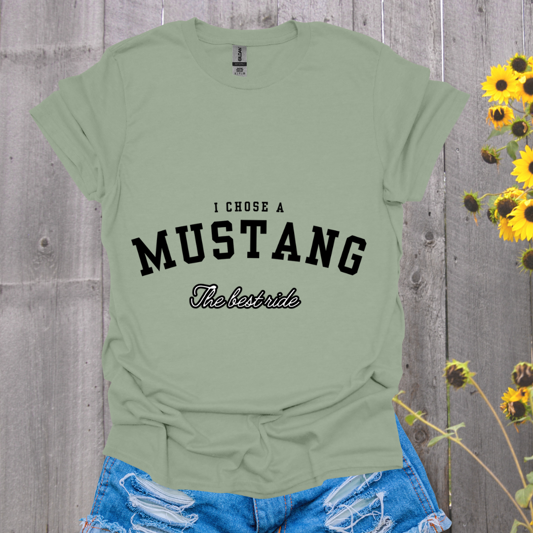 The Best Ride Mustang Horse T-Shirt