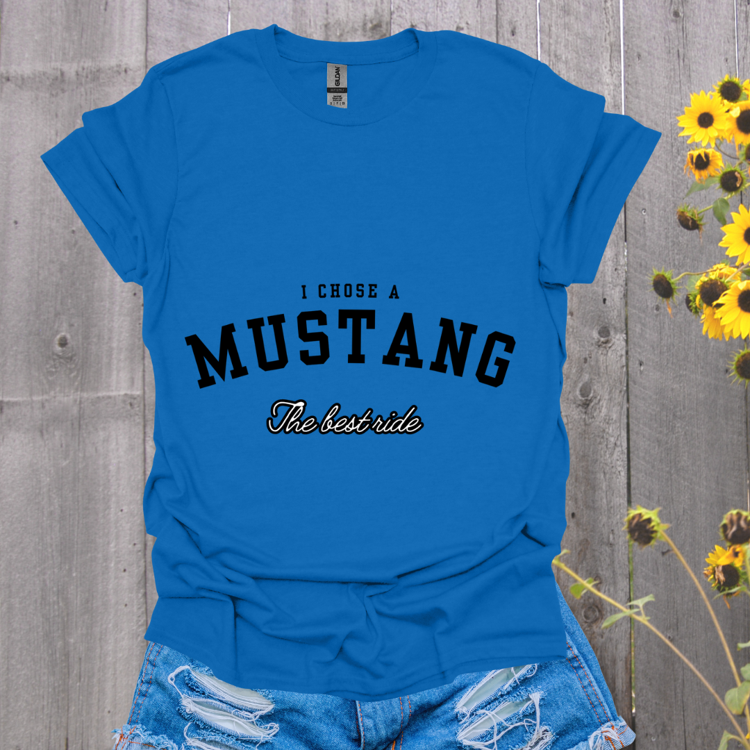 The Best Ride Mustang Horse T-Shirt