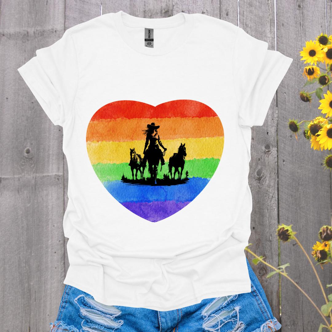 Cowgirl Pride Horse T-Shirt