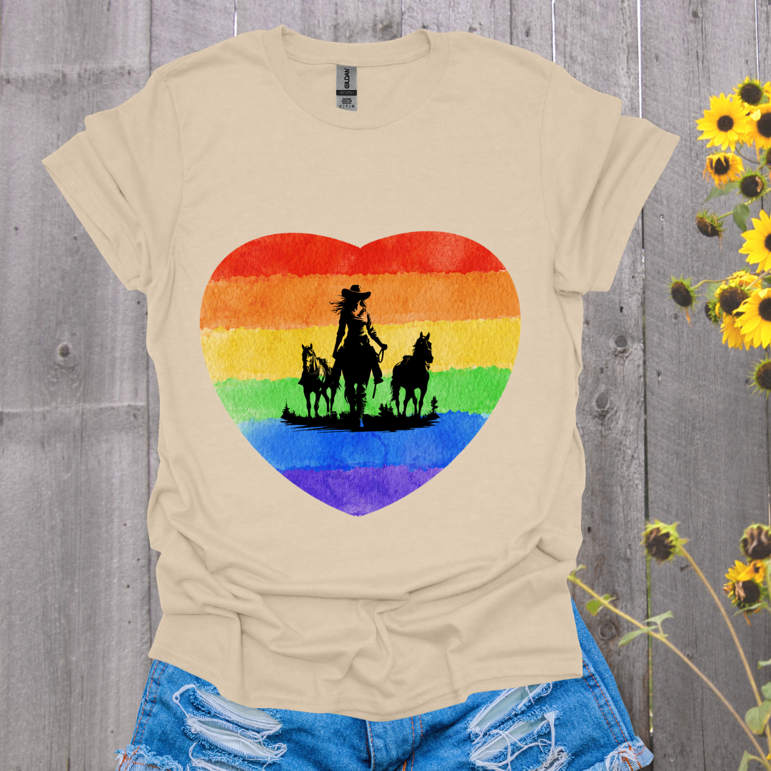 Cowgirl Pride Horse T-Shirt