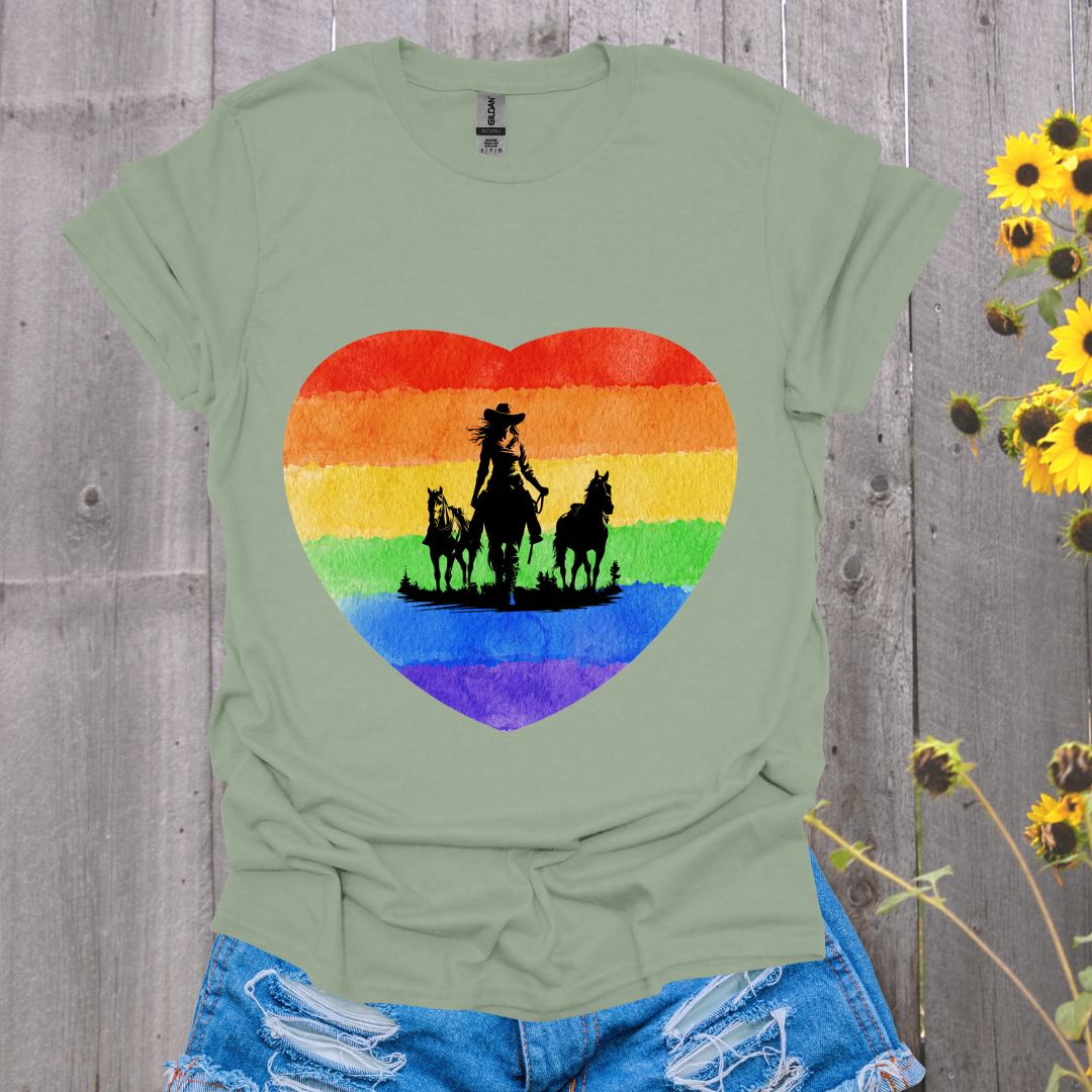 Cowgirl Pride Horse T-Shirt