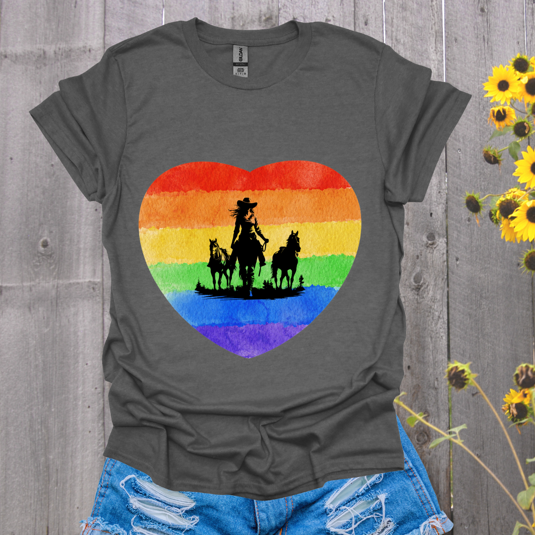 Cowgirl Pride Horse T-Shirt