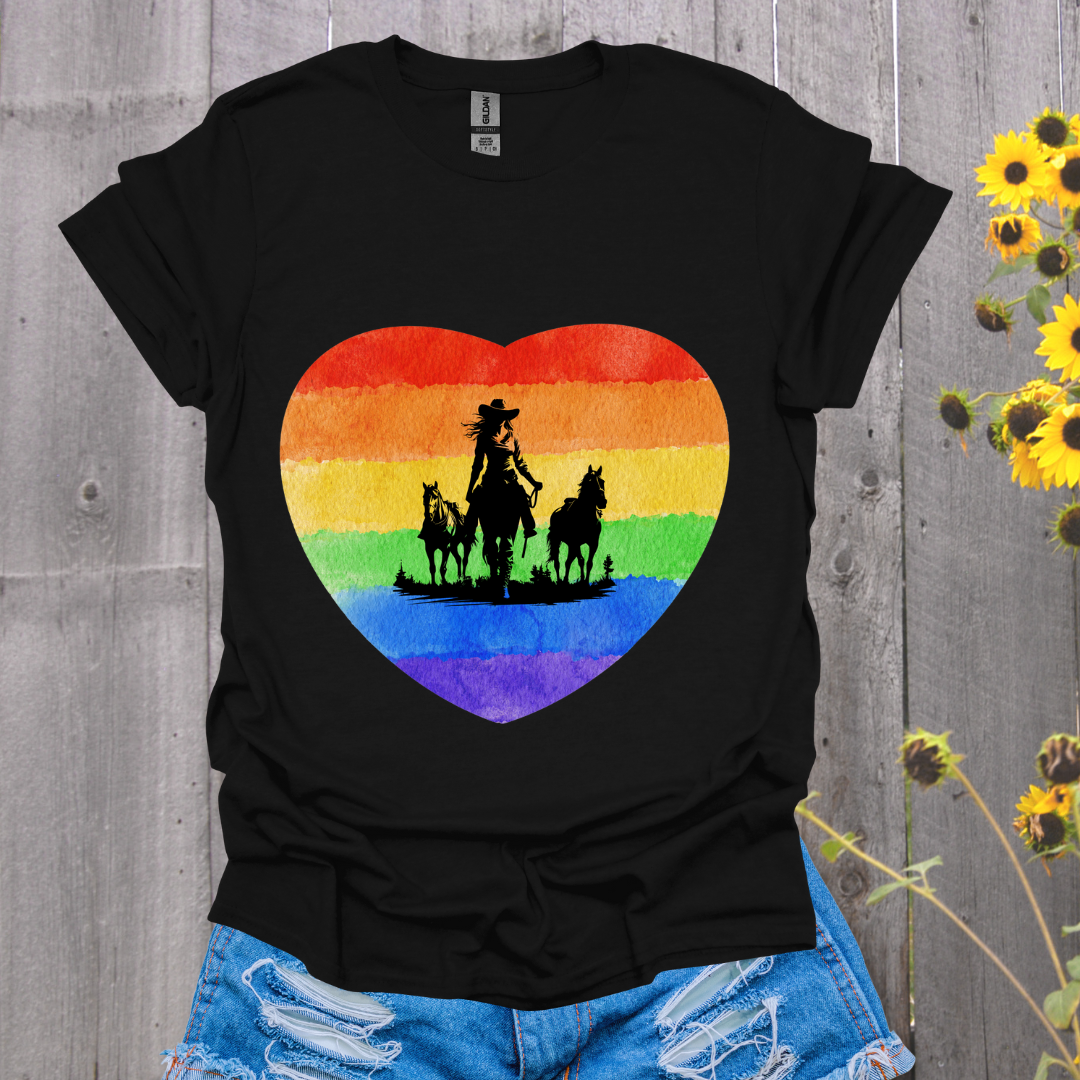 Cowgirl Pride Horse T-Shirt