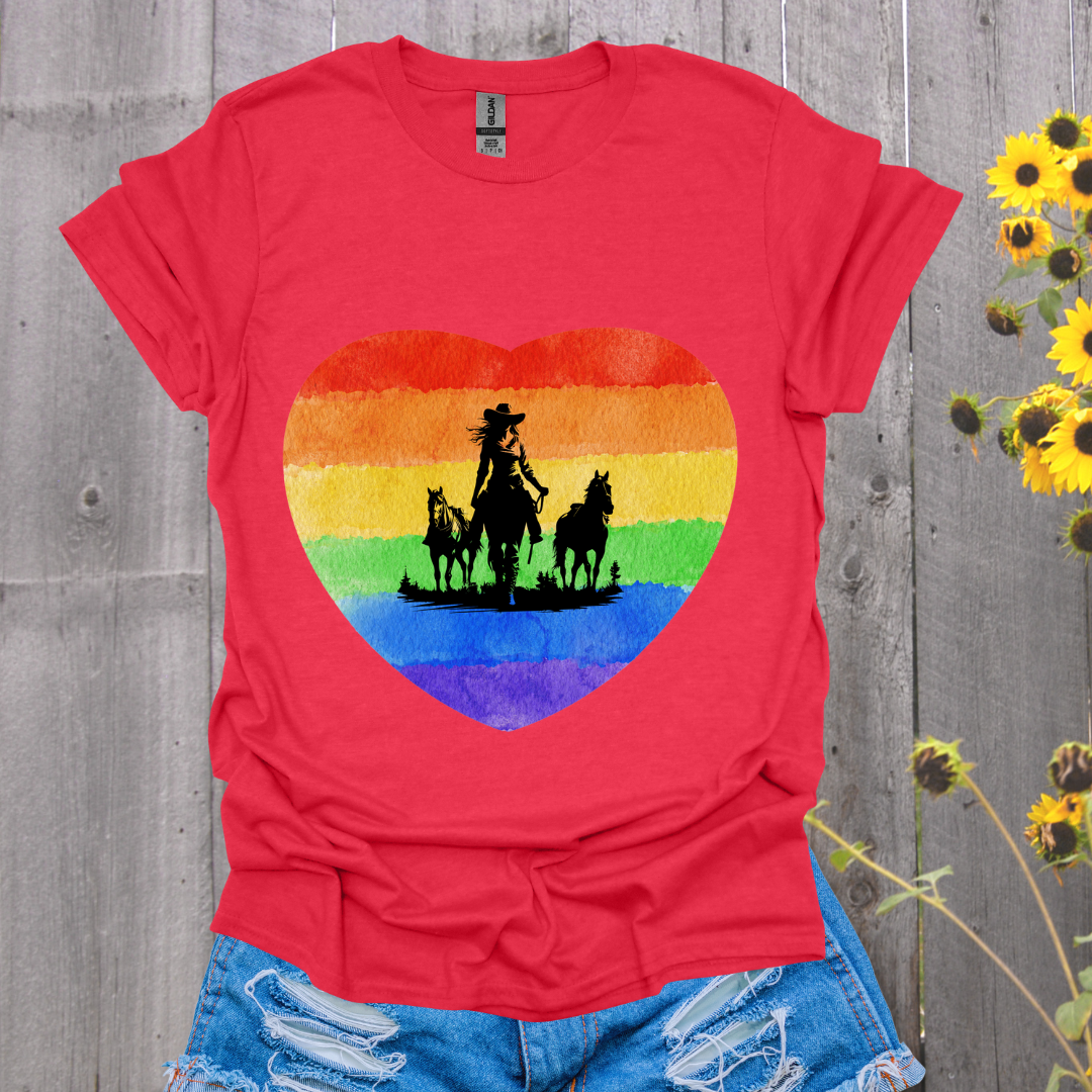 Cowgirl Pride Horse T-Shirt