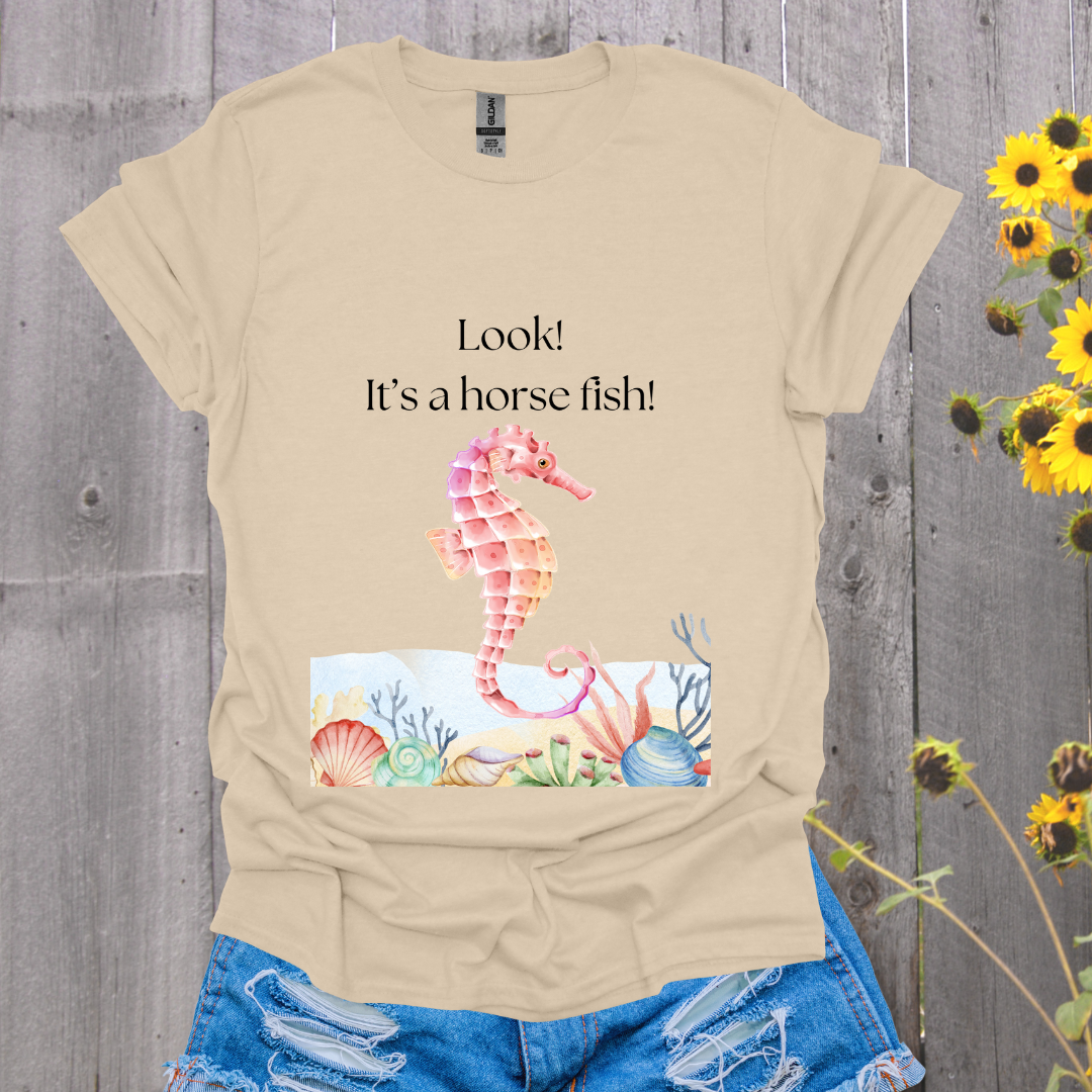Look! It's a Horse Fish! Unisex Softstyle T-Shirt