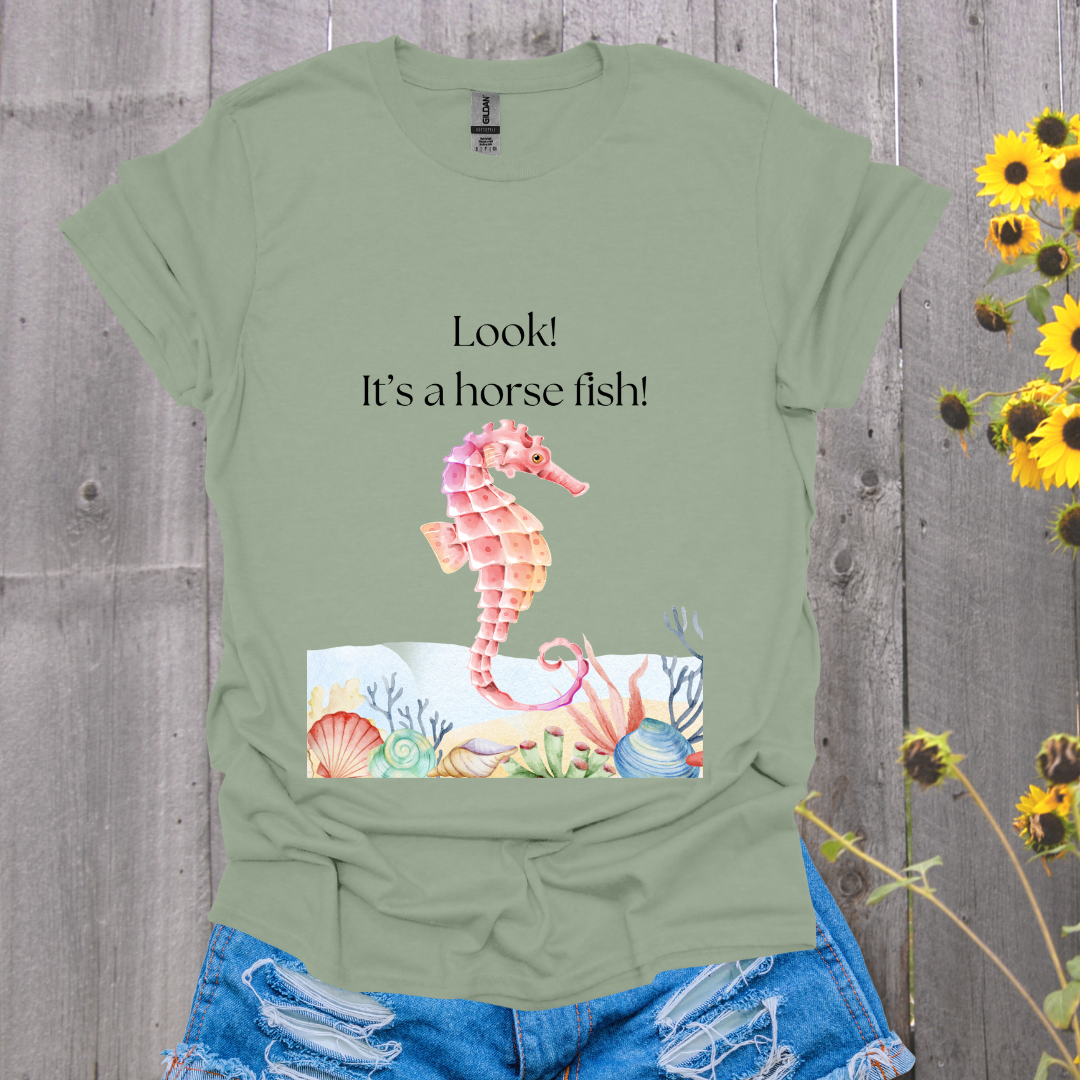 Look! It's a Horse Fish! Unisex Softstyle T-Shirt