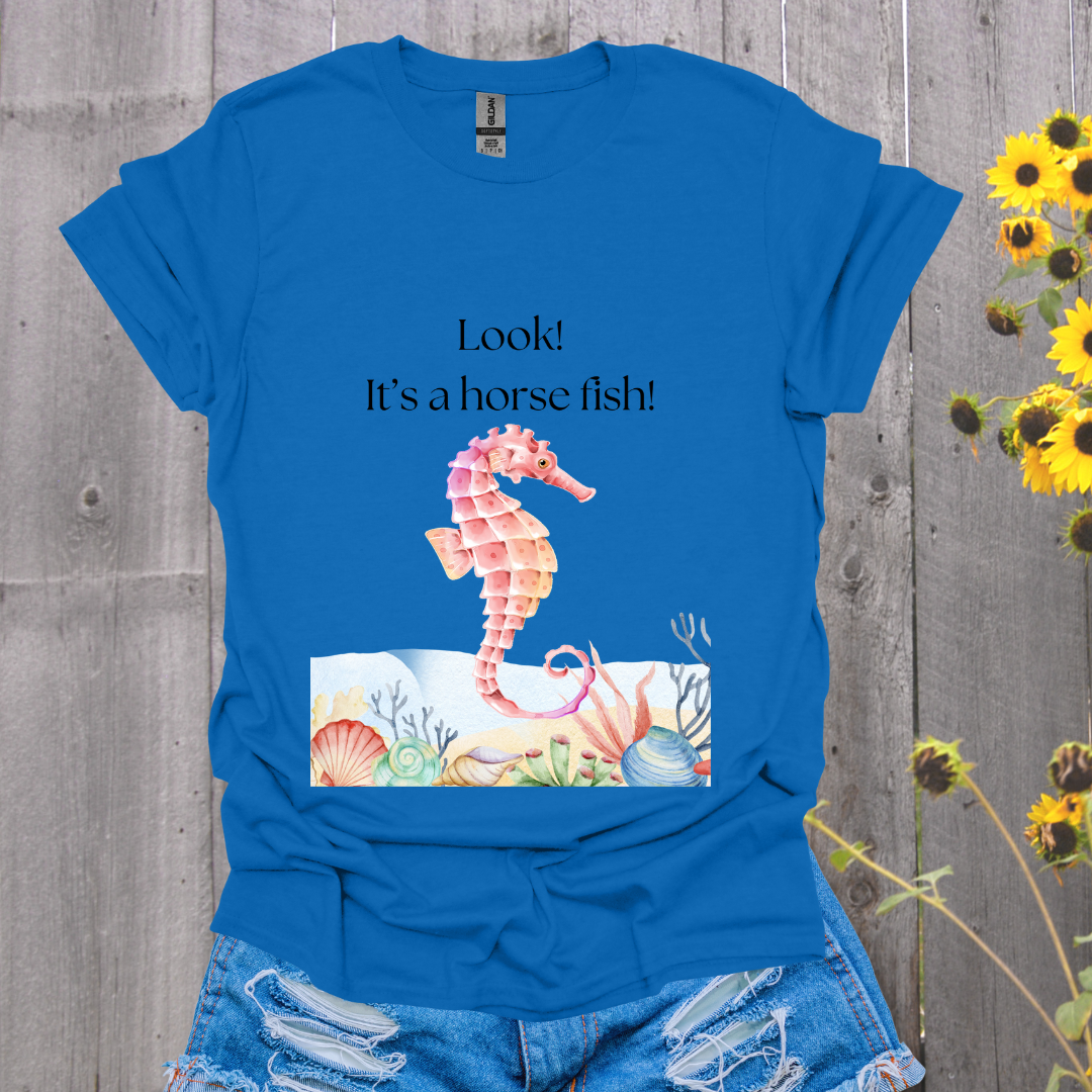 Look! It's a Horse Fish! Unisex Softstyle T-Shirt