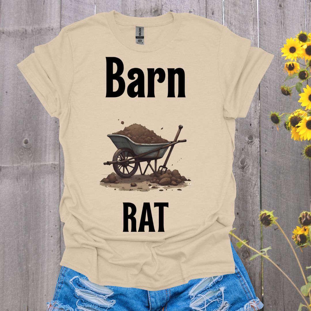 Barn Rat Horse Softstyle T-Shirt
