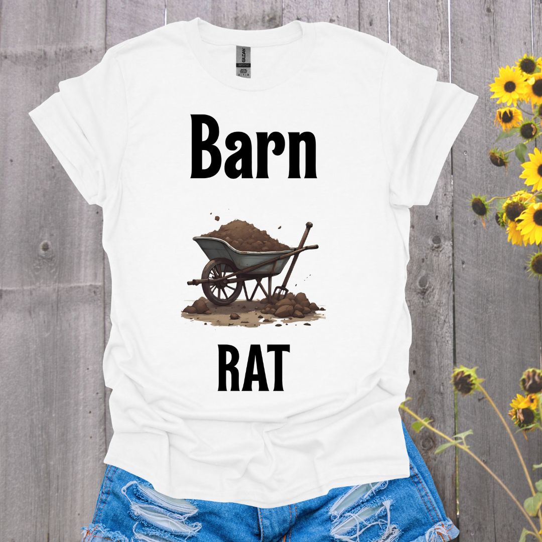 Barn Rat Horse Softstyle T-Shirt