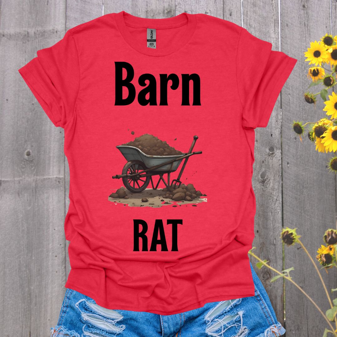 Barn Rat Horse Softstyle T-Shirt