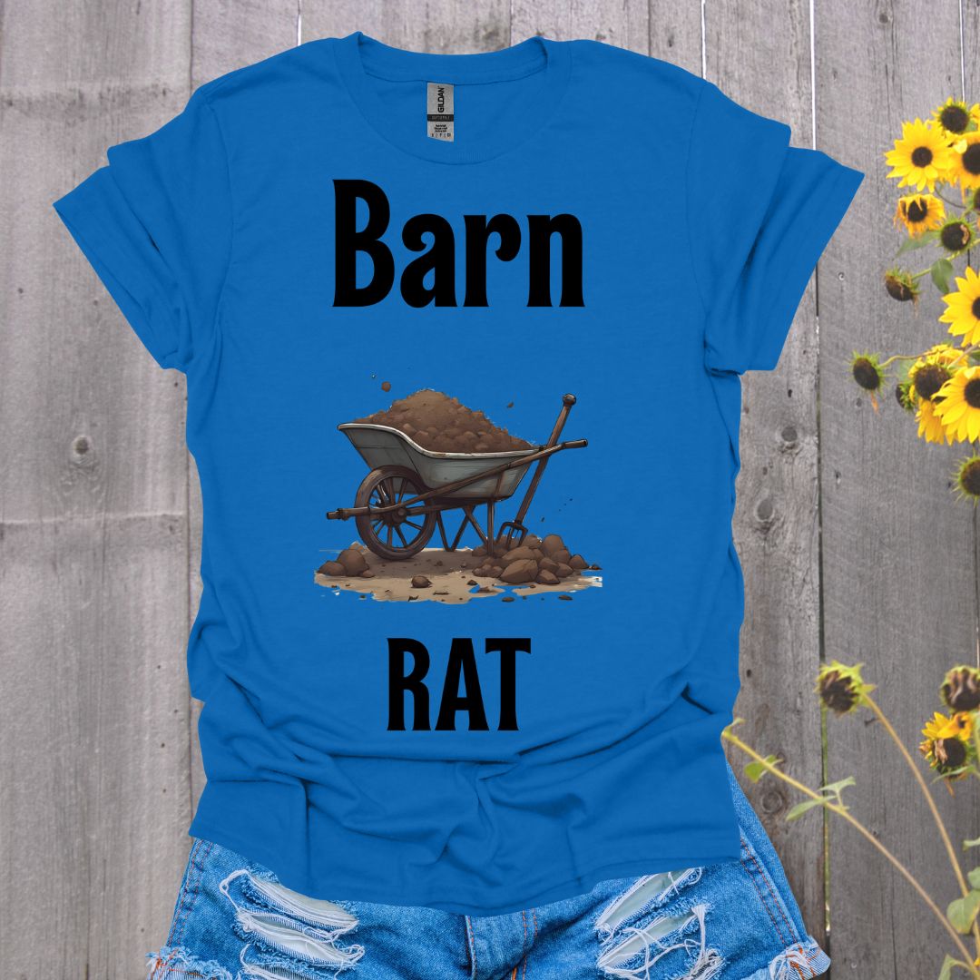 Barn Rat Horse Softstyle T-Shirt