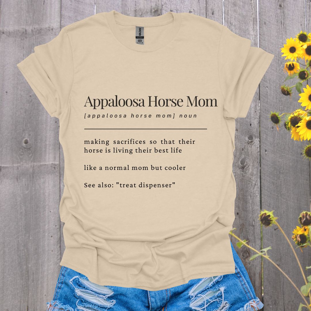 Appaloosa Horse Mom Softstyle T-Shirt