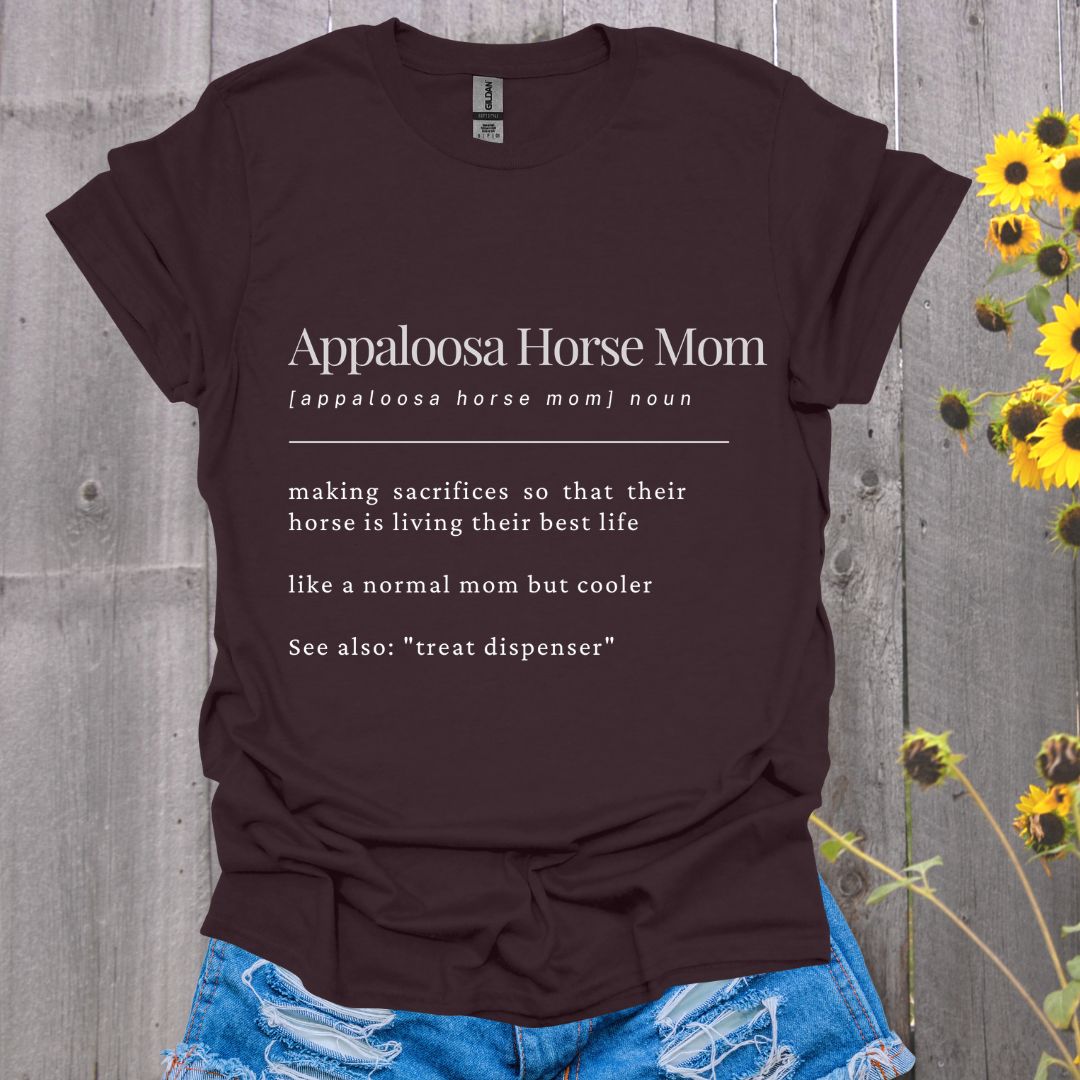 Appaloosa Horse Mom Softstyle T-Shirt
