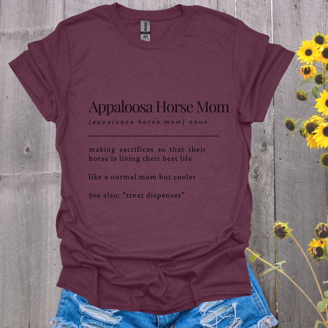 Appaloosa Horse Mom Softstyle T-Shirt