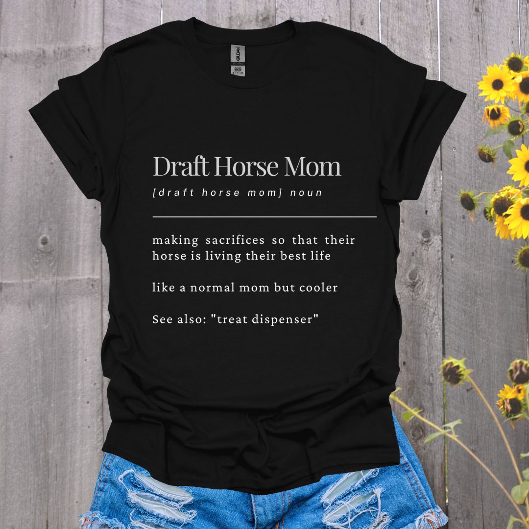 Draft Horse Mom Softstyle T-Shirt