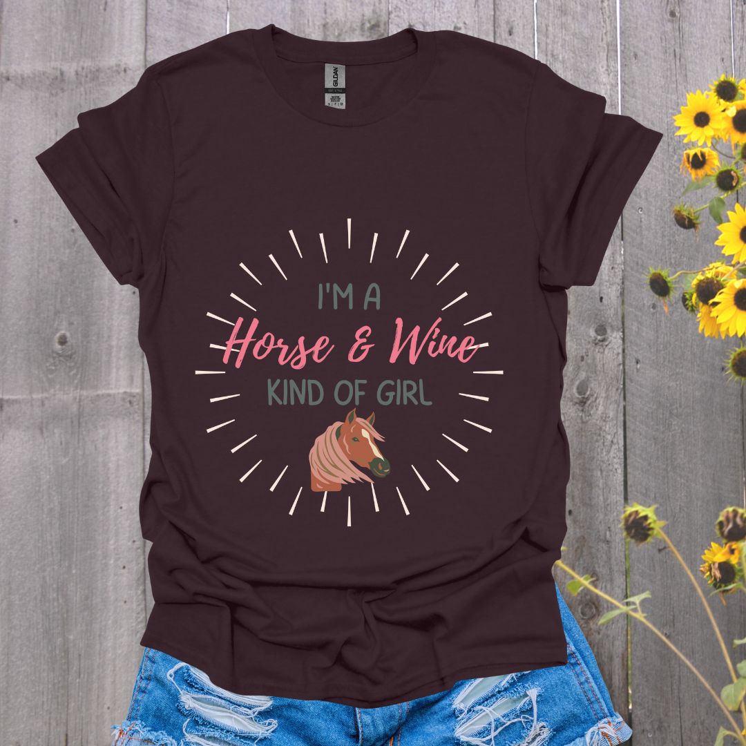 Horses and Wine Softstyle T-Shirt