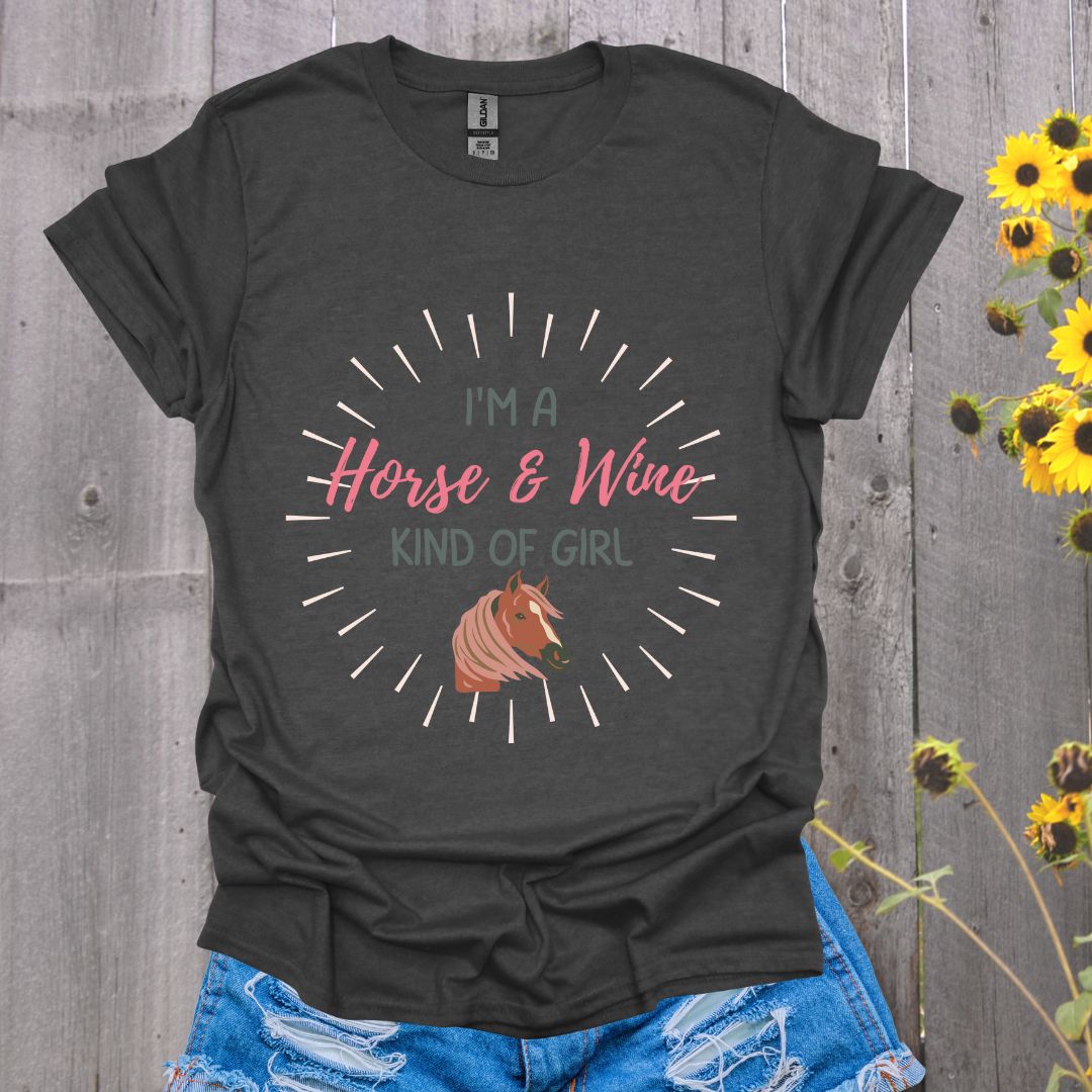 Horses and Wine Softstyle T-Shirt
