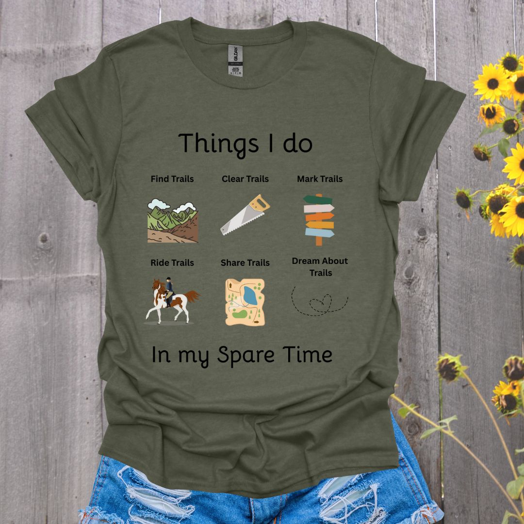 Things I Do Horse Horse Softstyle T-Shirt