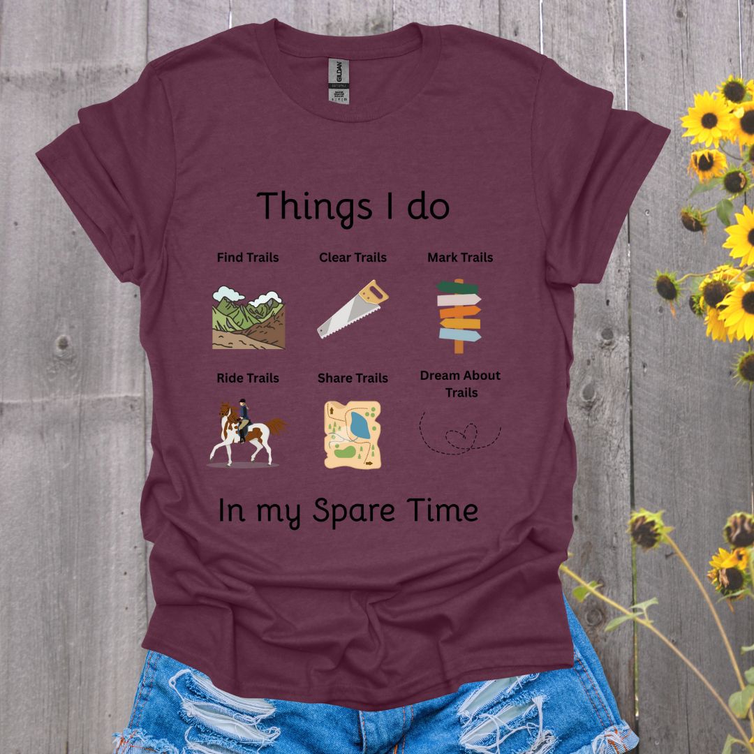 Things I Do Horse Horse Softstyle T-Shirt