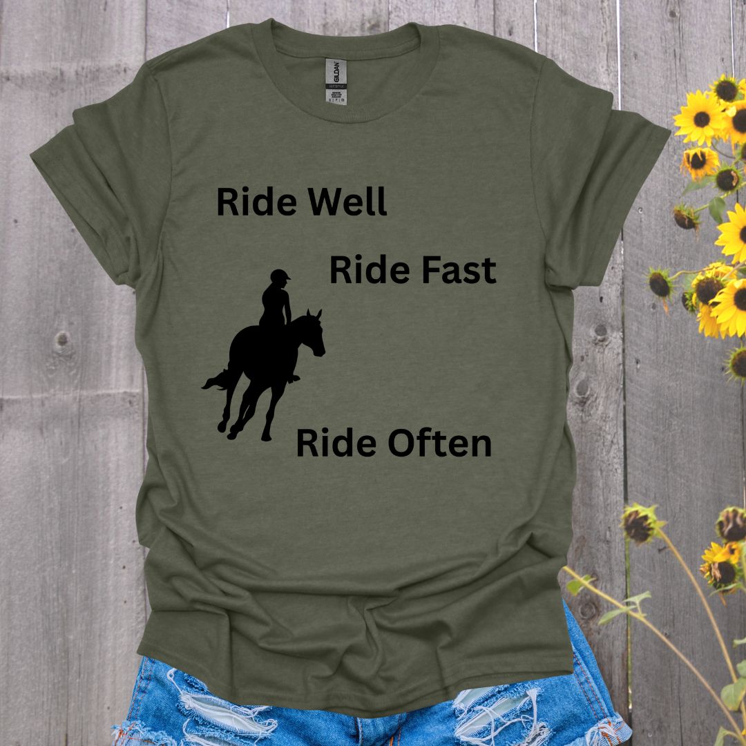 Ride Well, Ride Often Softstyle T-Shirt