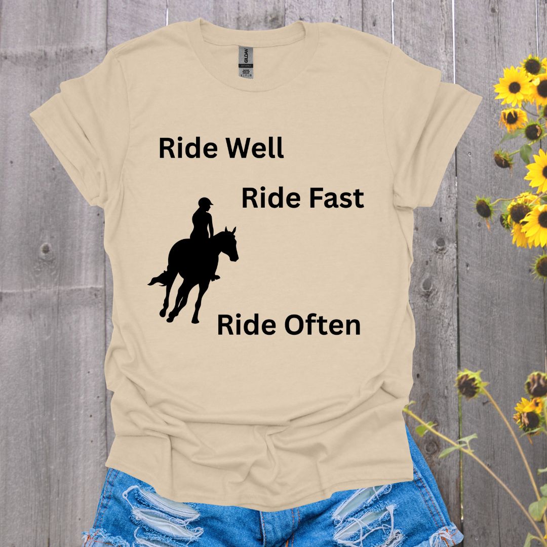 Ride Well, Ride Often Softstyle T-Shirt