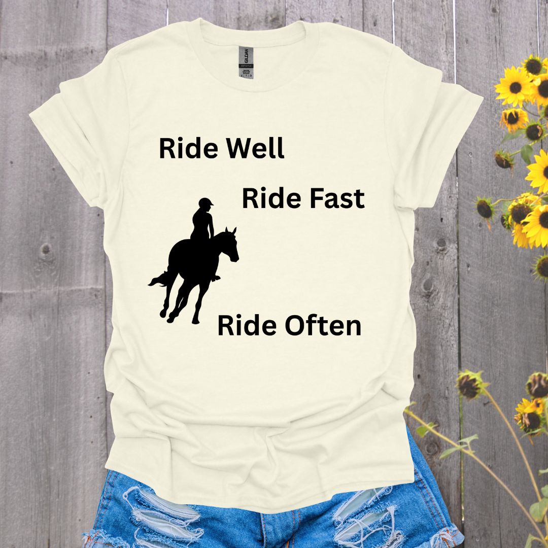 Ride Well, Ride Often Softstyle T-Shirt
