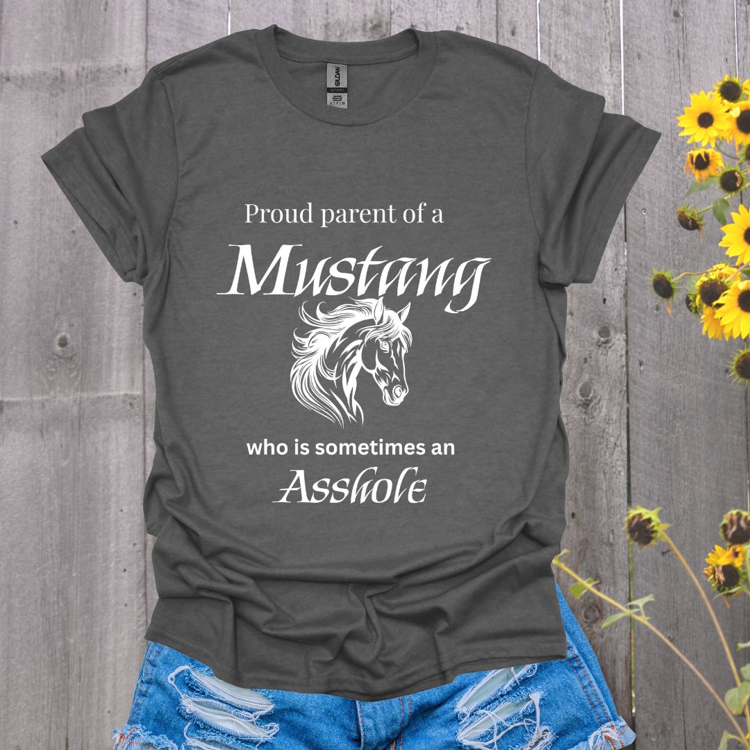 Proud Mom to a Mustang Unisex Softstyle T-Shirt