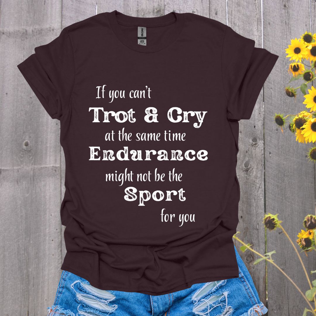 Trot and Cry Endurance Rider Softstyle T-Shirt