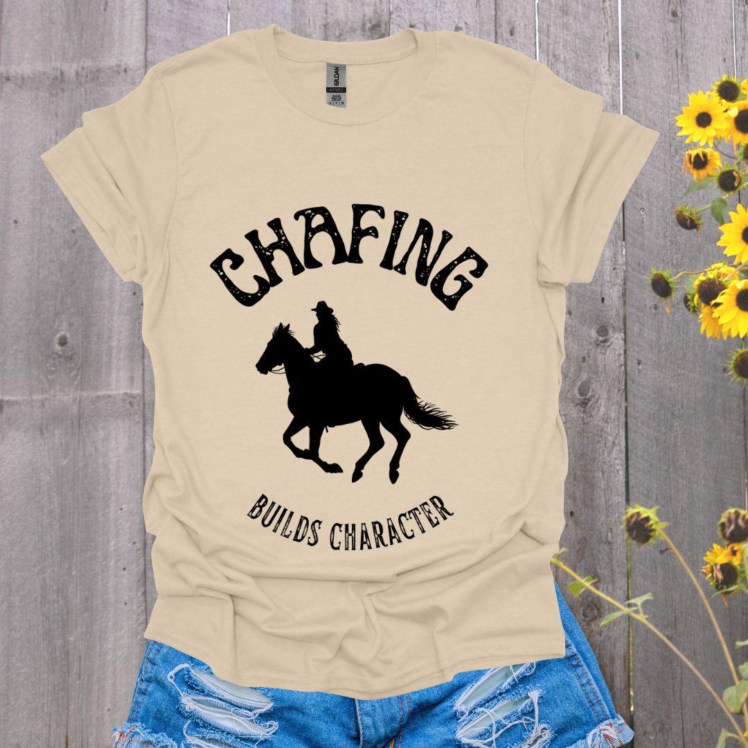 Chafing Builds Character Endurance Rider Softstyle T-Shirt